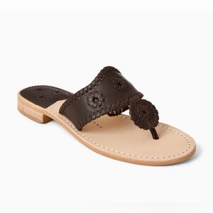 Jack Rogers Jacks Flat Thong Sandal Hot Fudge